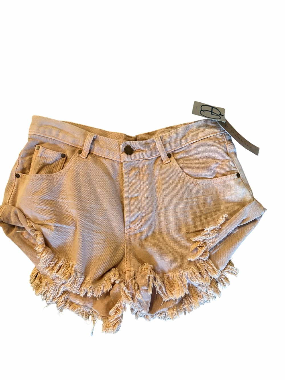 EMMER & OAT NWT Peach Cut Off Jean Shorts Western
